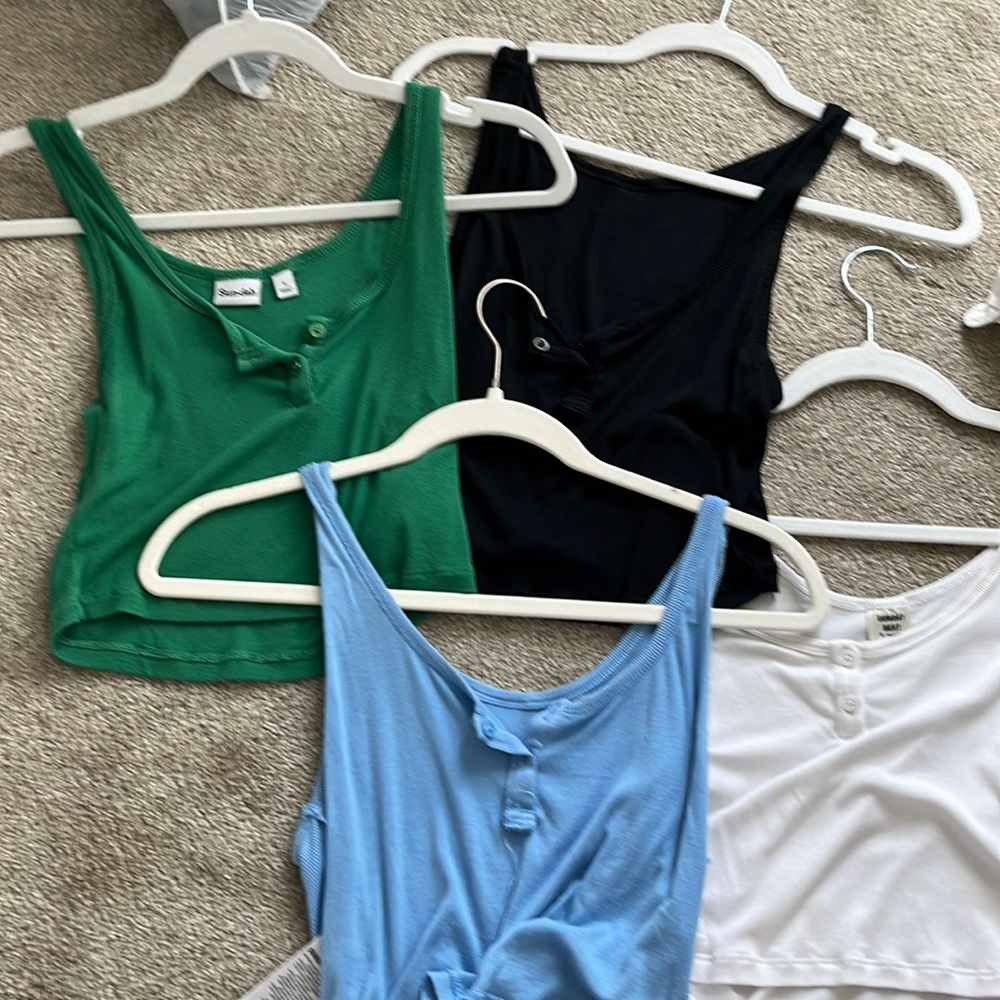 Set of Sunday Best tanks